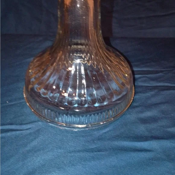 Elegant Clear Glass Oil Lamp